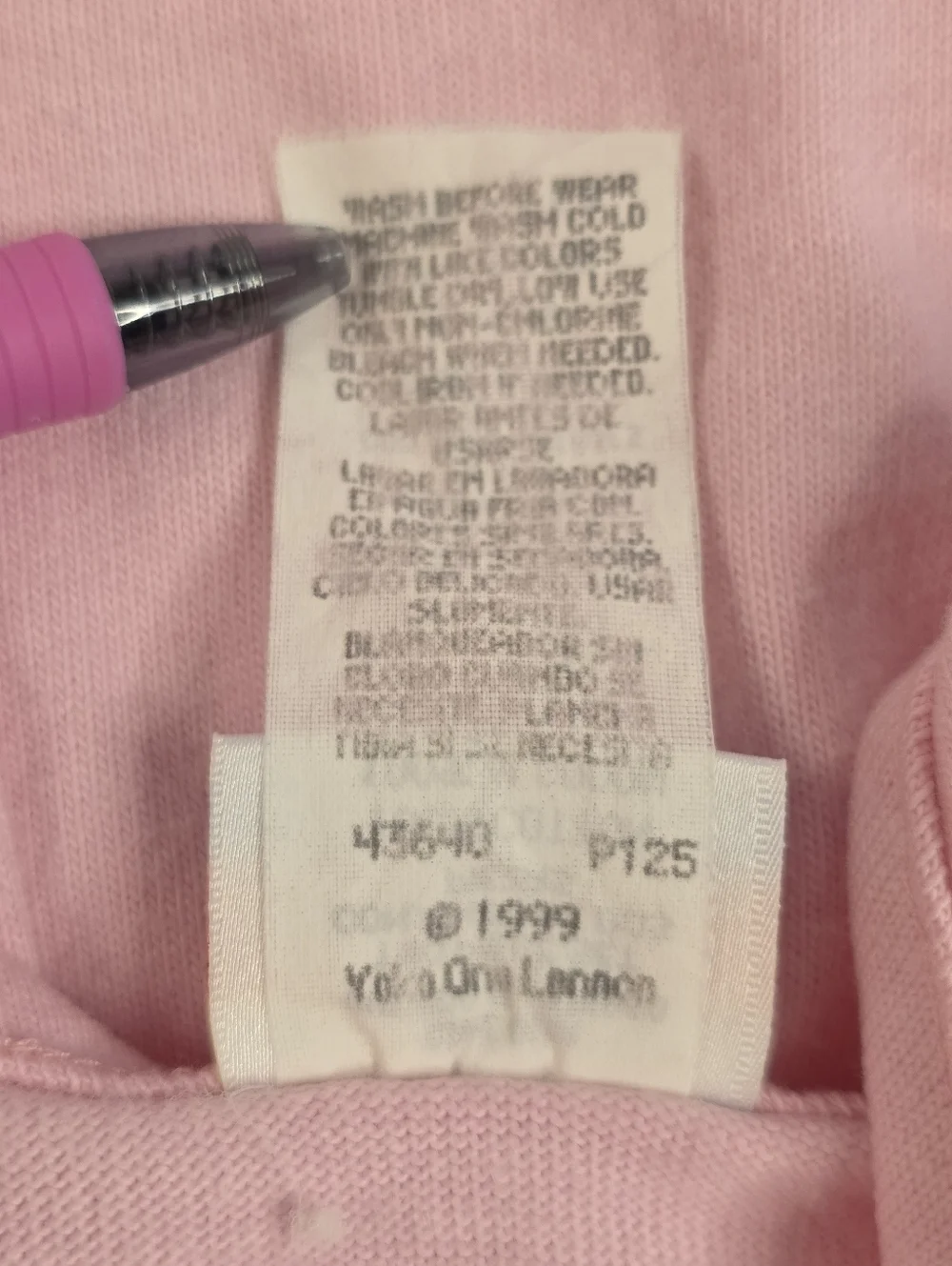 Carter’s John Lennon Yoko Ono Baby Bubble Romper Set Floral Pink 3-6M Vtg 1999